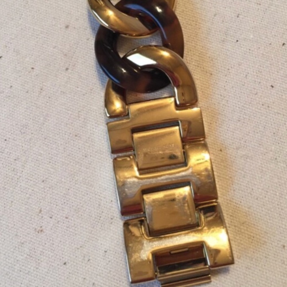 Michael Kors 'Lady Nini' Chain Link Bracelet Watch - Picture 2 of 2